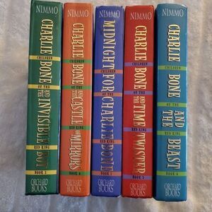 Charlie Bone Hardback Book Lot of 5 Books 1 2 3 4 6  Jenny Nimmo King Castle Boy